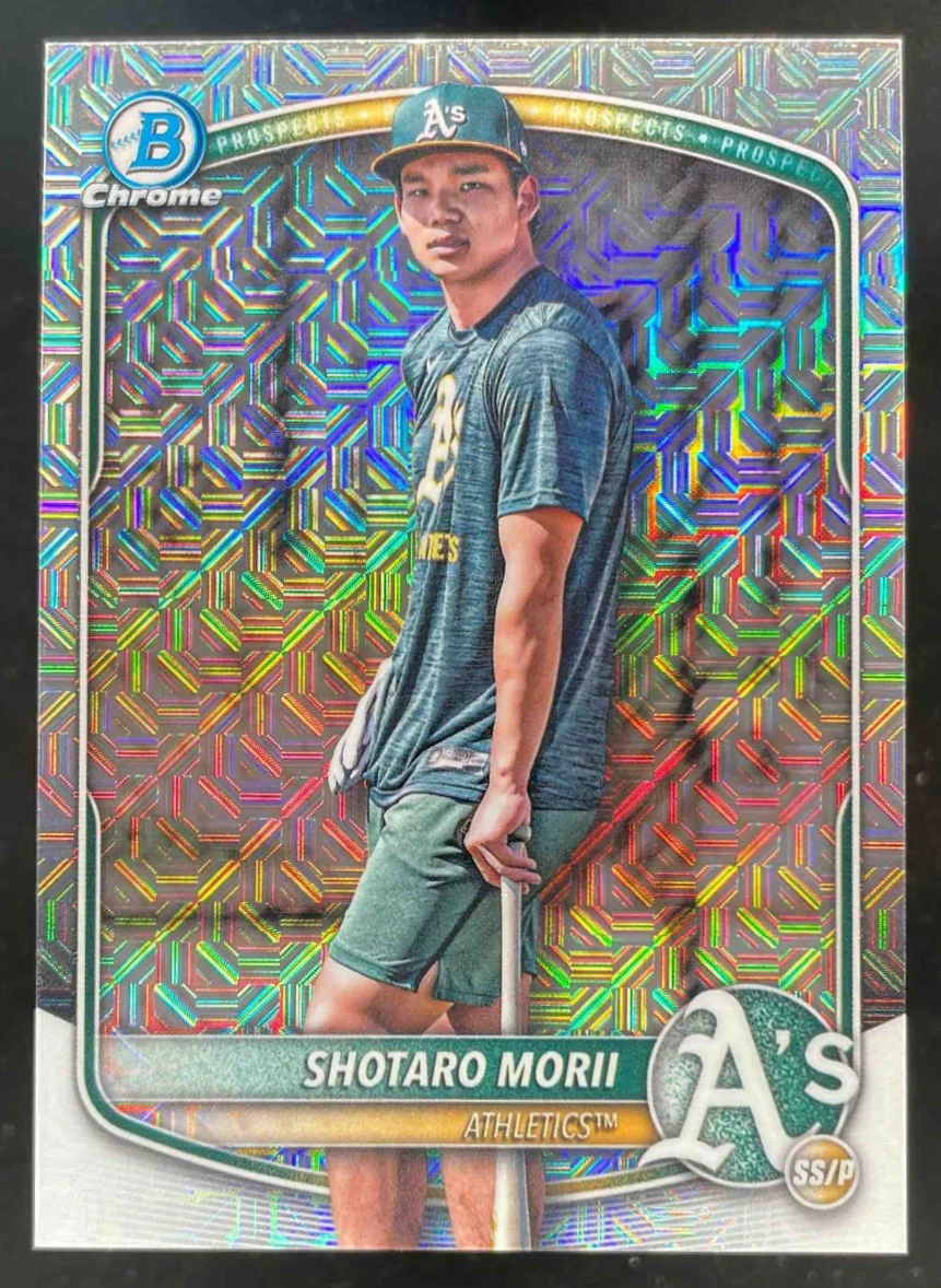 2025 Bowman Chrome Mega Box Image Variation Mojo #BCP-170 Shotaro Morii RC