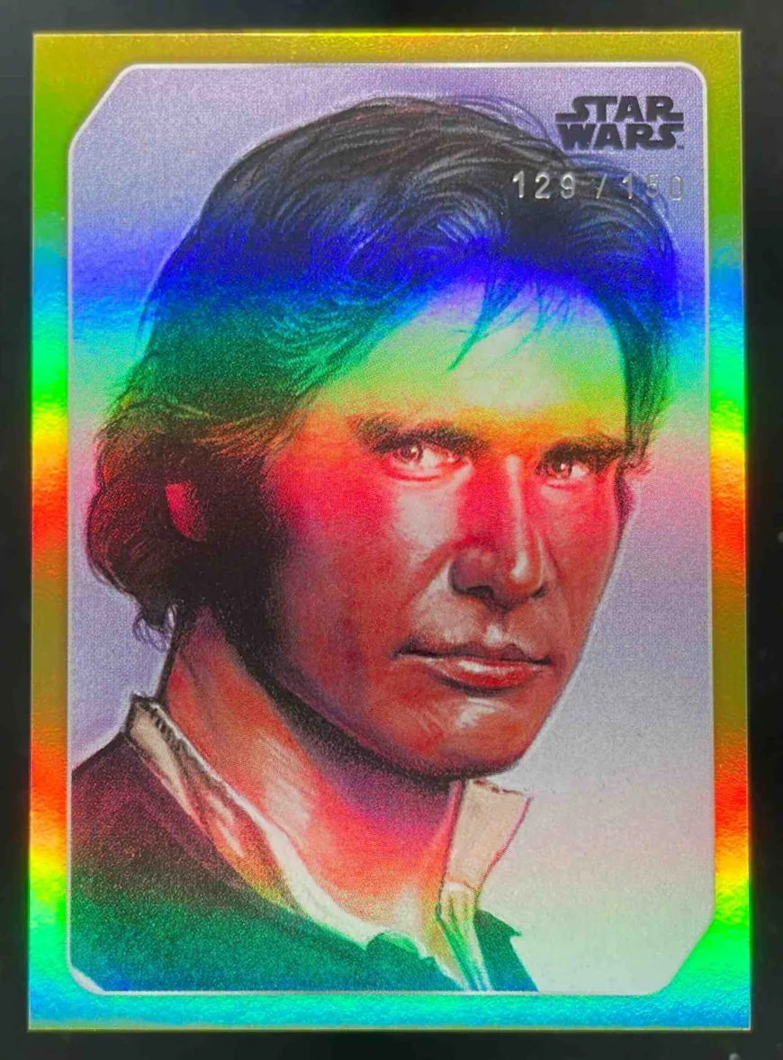 2023 Topps Star Wars Celebration Europe 2023 -Yellow #3 Han Solo /150
