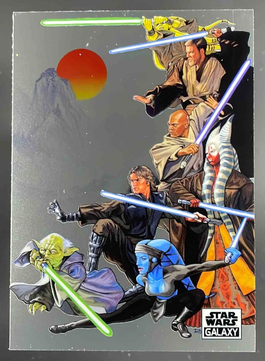 2021 Topps Chrome Star Wars Galaxy #88 Jedi a la Kurosawa