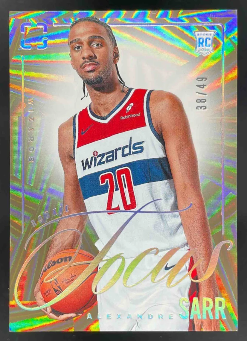 2024-25 Panini Photogenic Rookie Focus Wedges #10 Alexandre Sarr /49
