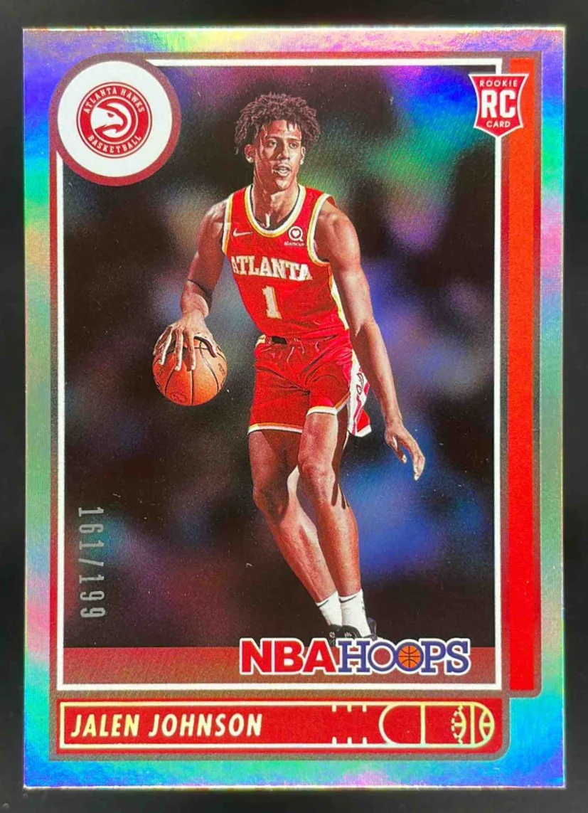 2021-22 Panini Hoops Silver #213 Jalen Johnson RC /199