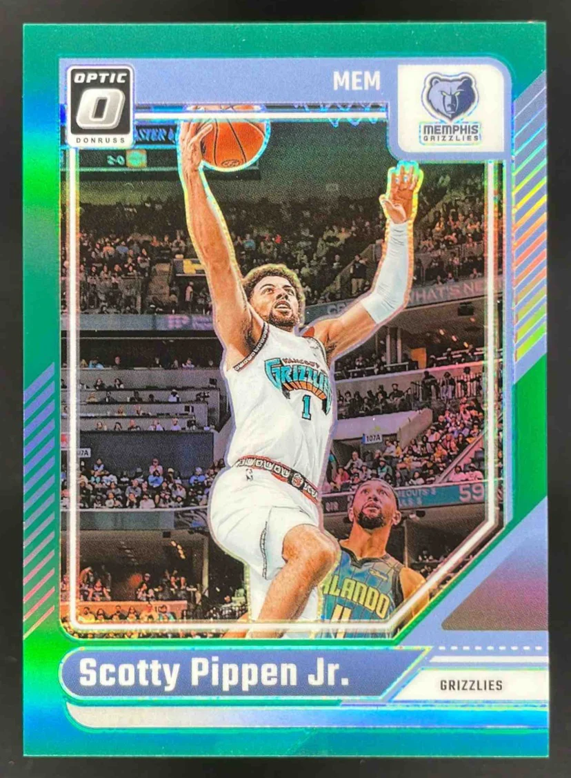 2024-25 Panini Donruss Optic Green Prizm #180 Scotty Pippen Jr./5