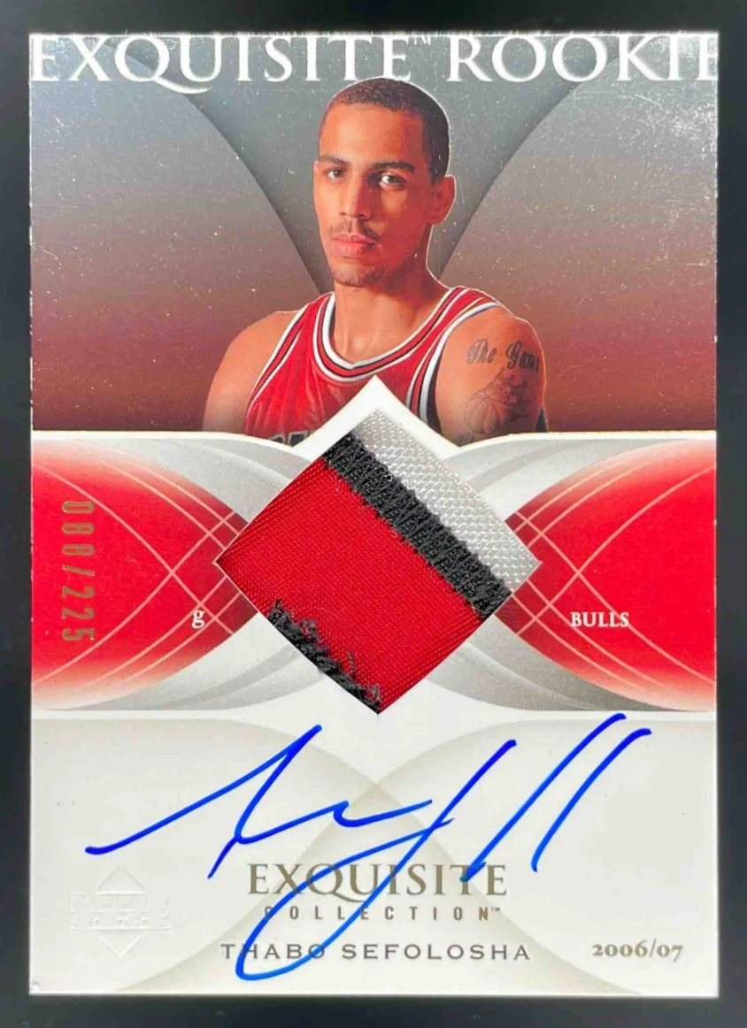 2006-07 Upper Deck Exquisite Collection #53 Thabo Sefolosha RC Auto /225