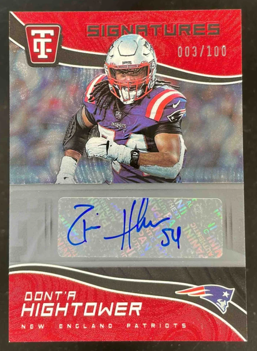 2021 Chronicles Totally Certified Red #TCS-DHI Dont a Hightower Auto /100