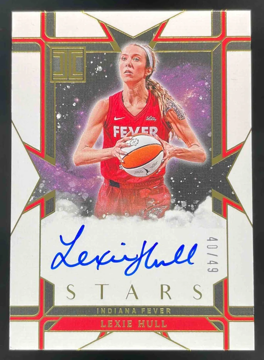 2025 Panini Impeccable WNBA Stars Signatures Gold #8 Lexie Hull Auto /49