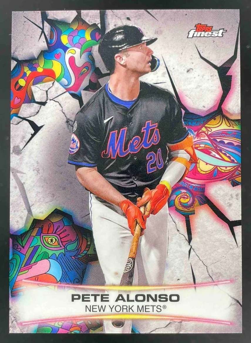2025 Topps Finest Smashing Through #S-14 Pete Alonso