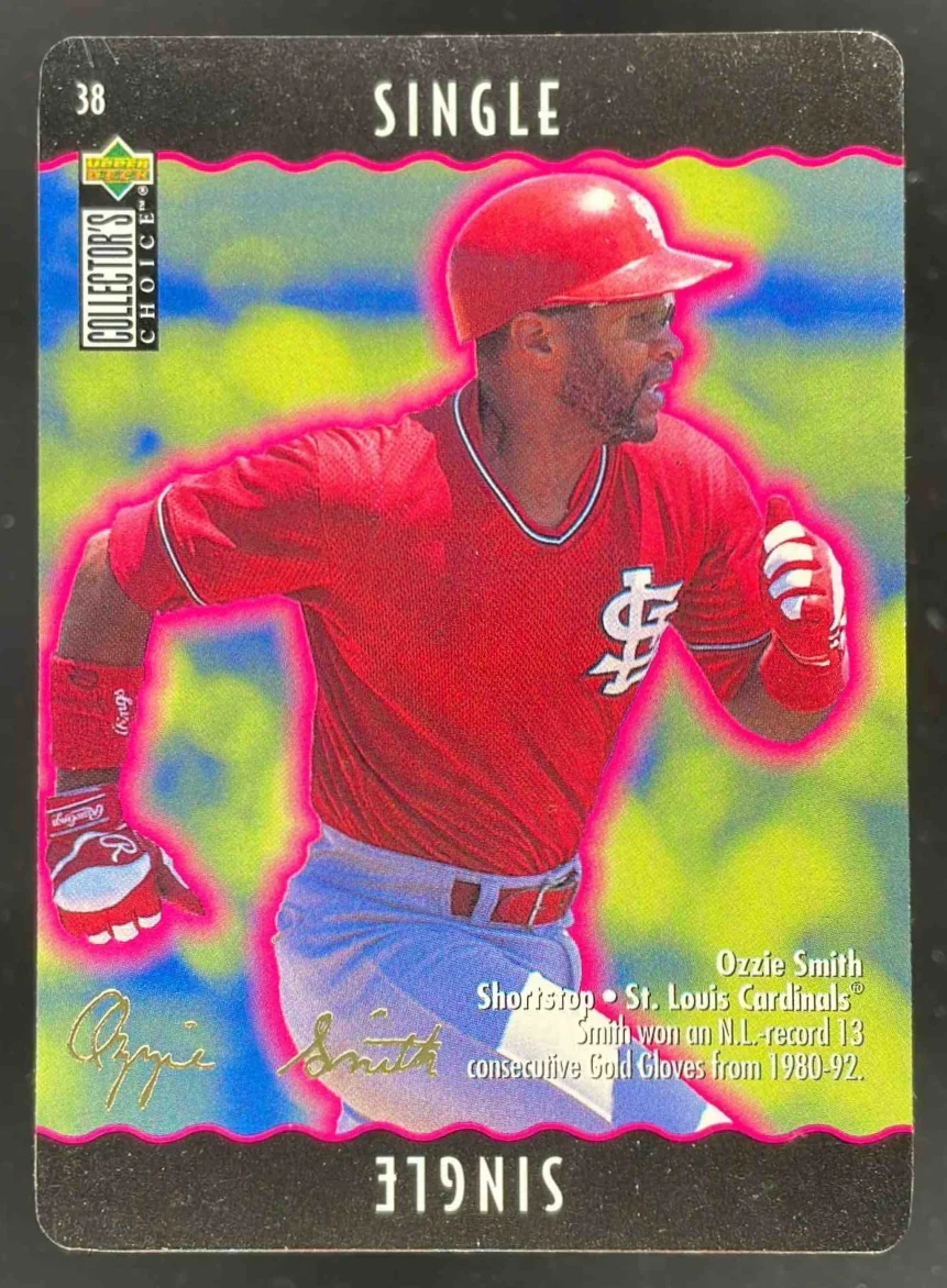 1996 Upper Deck Collector's Choice You Make the Play #38a Ozzie Smith