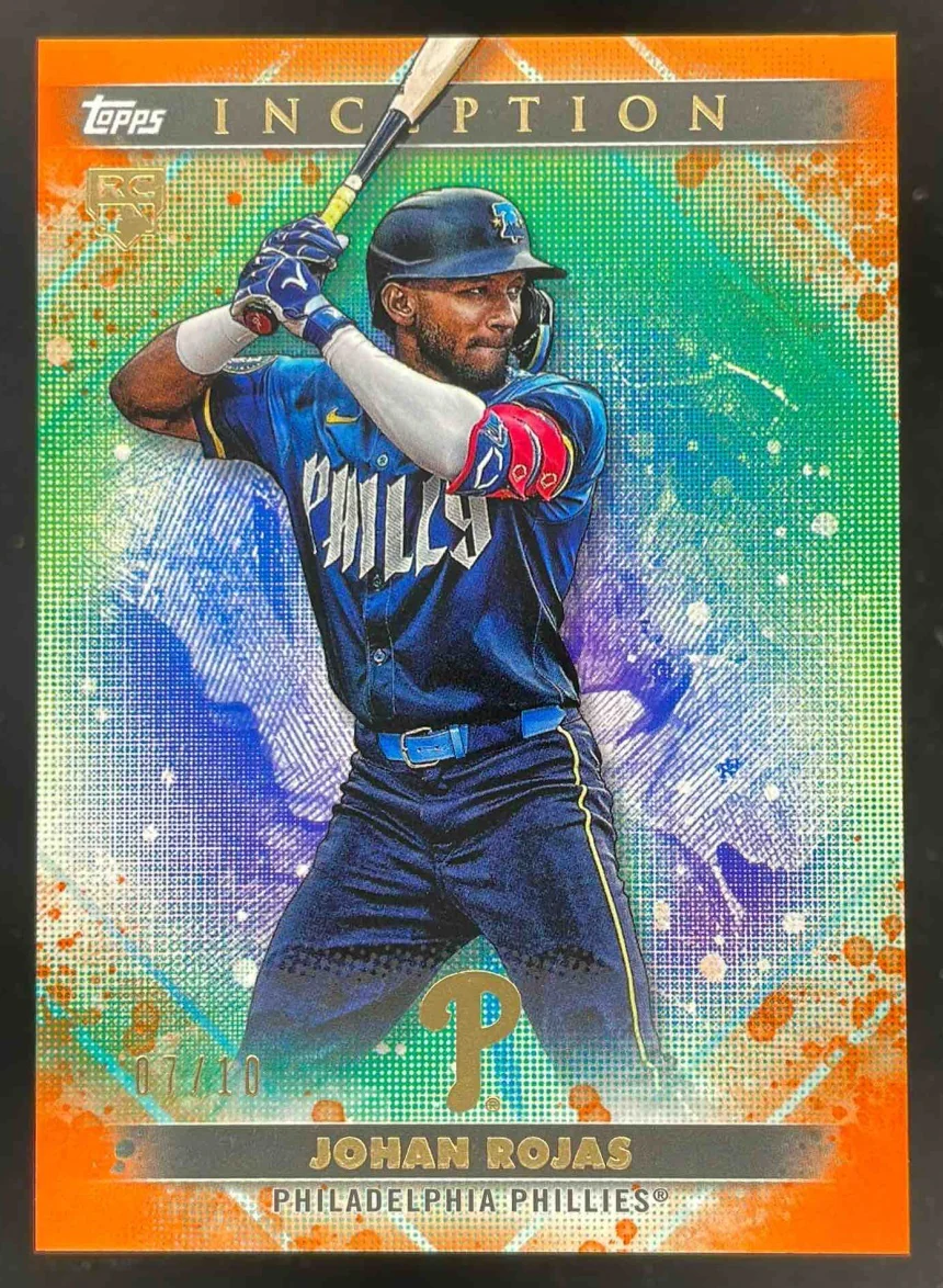 2024 Topps Inception Orange #92 Johan Rojas RC /10