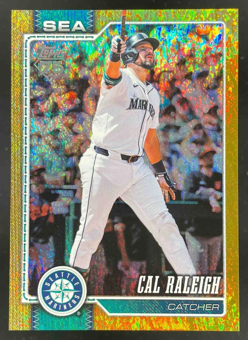 2026 Topps Gold Holo Foil #140 Cal Raleigh /50