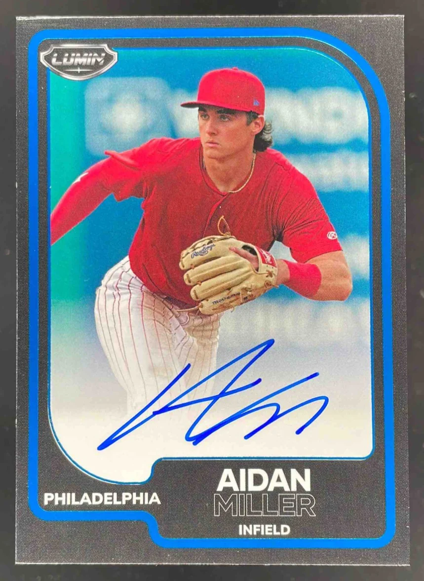 2024 Pulse Lumin Autograph #LA-AMI Aidan Miller Auto /49