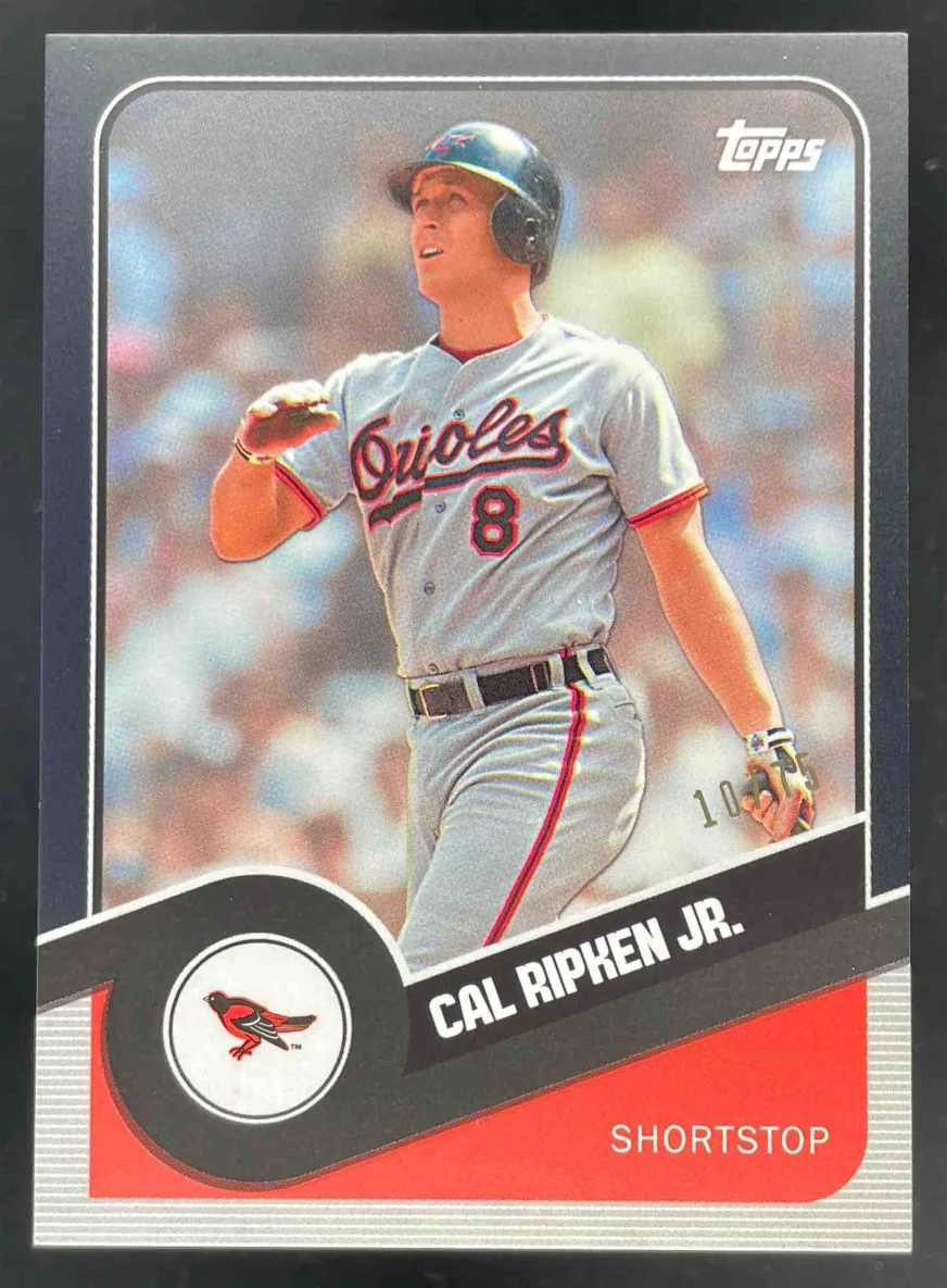 2020 Topps Brooklyn Collection Black #23 Cal Ripken Jr./75