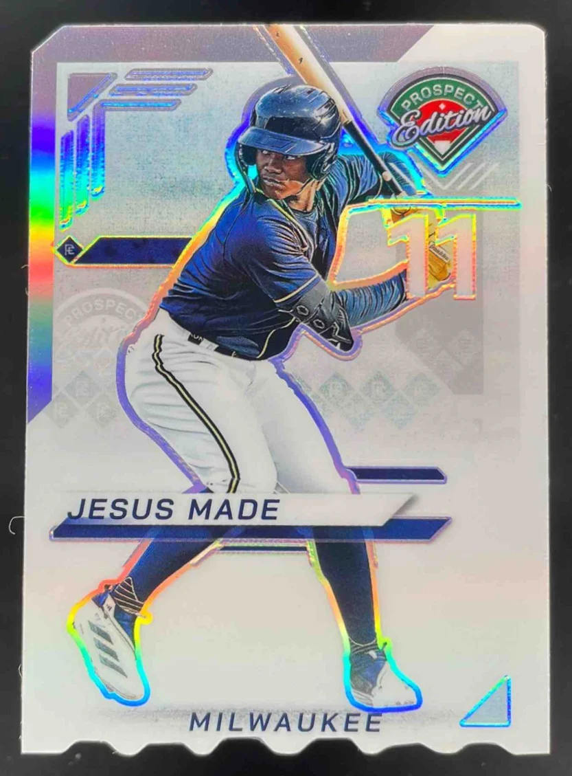 2025 Panini Prospect Edition Holo Prospect Ticket Stub #128 Jesus Made /11