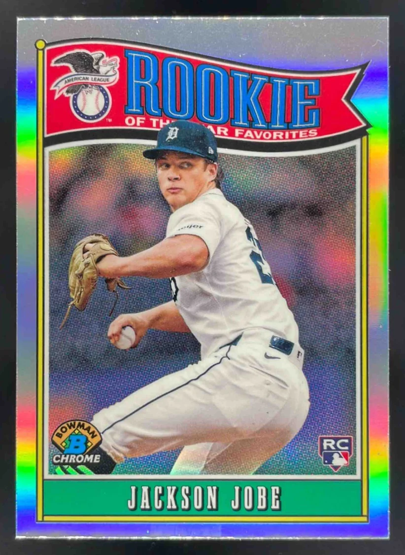 2025 Bowman Chrome Rookie of the Year Favorites #ROY-3 Jackson Jobe RC