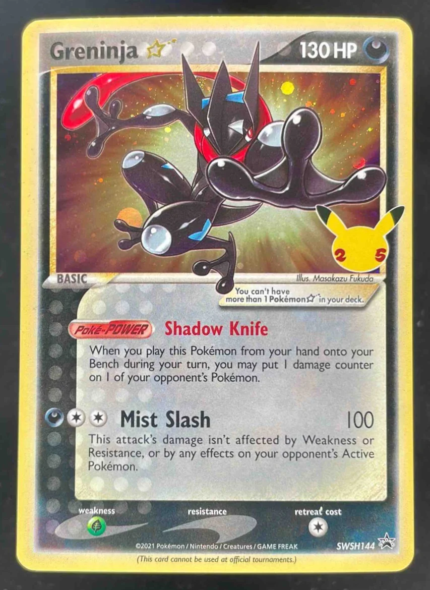 2021 Pokemon Sword & Shield Black Star Promos #SWSH144 Greninja
