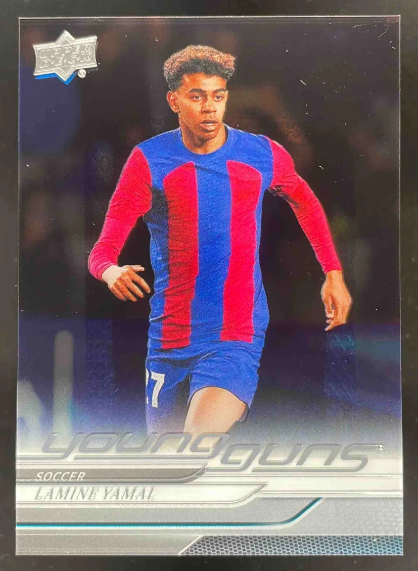 2025 Upper Deck Goodwin Champions Young Guns Clear Cut #YG1 Lamine Yamal