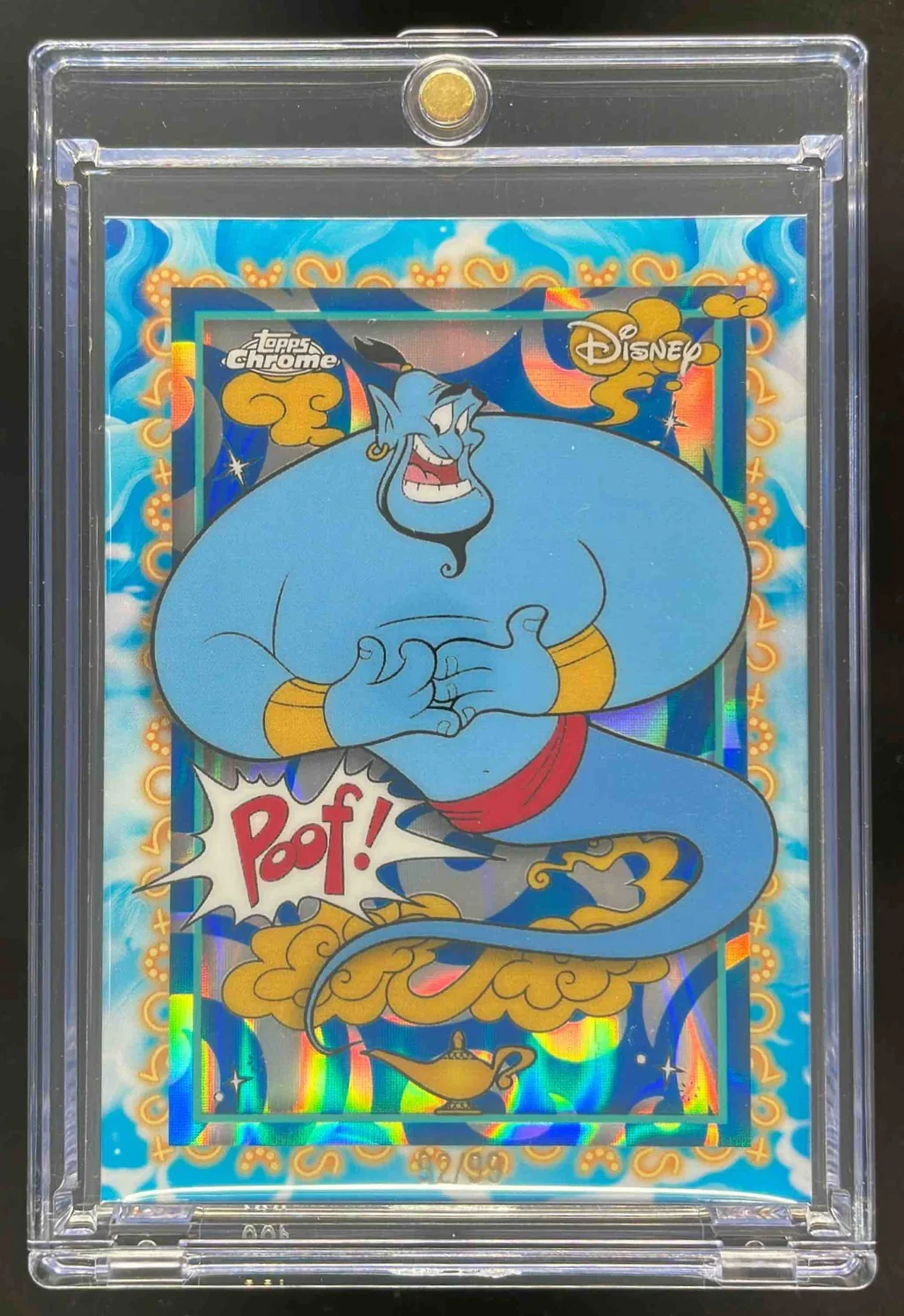 2025 Topps Mint Disney Encased Genie Magic Lamp Phenomenal Cosmic Powers /99