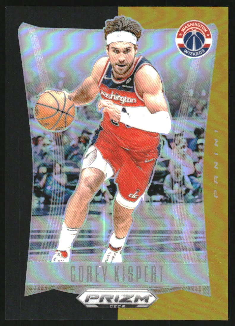 2023-24 Panini Prizm Deca Prizms Black Gold #22 Corey Kispert /5