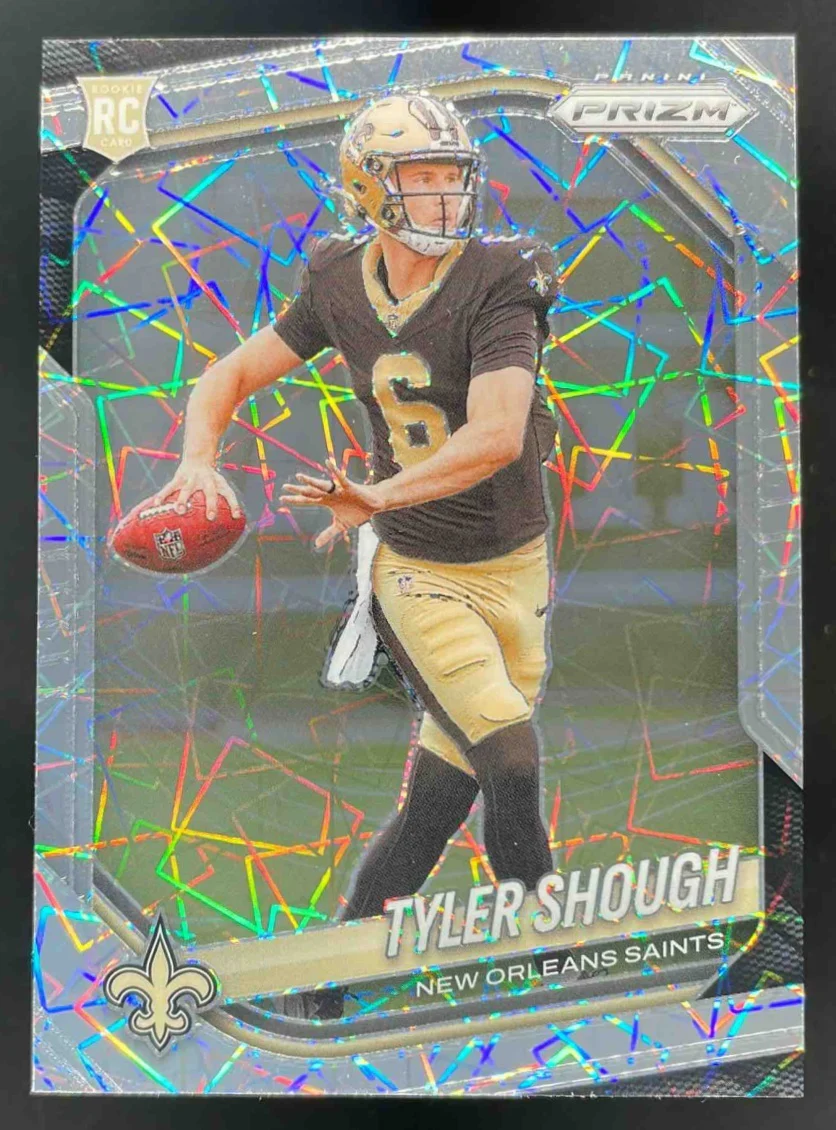 2025 Panini Prizm Lazer Prizm #327 Tyler Shough RC