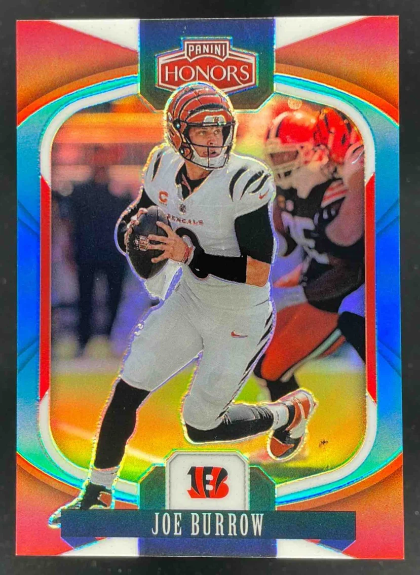 2025 Panini Honors Blue #7 Joe Burrow /15
