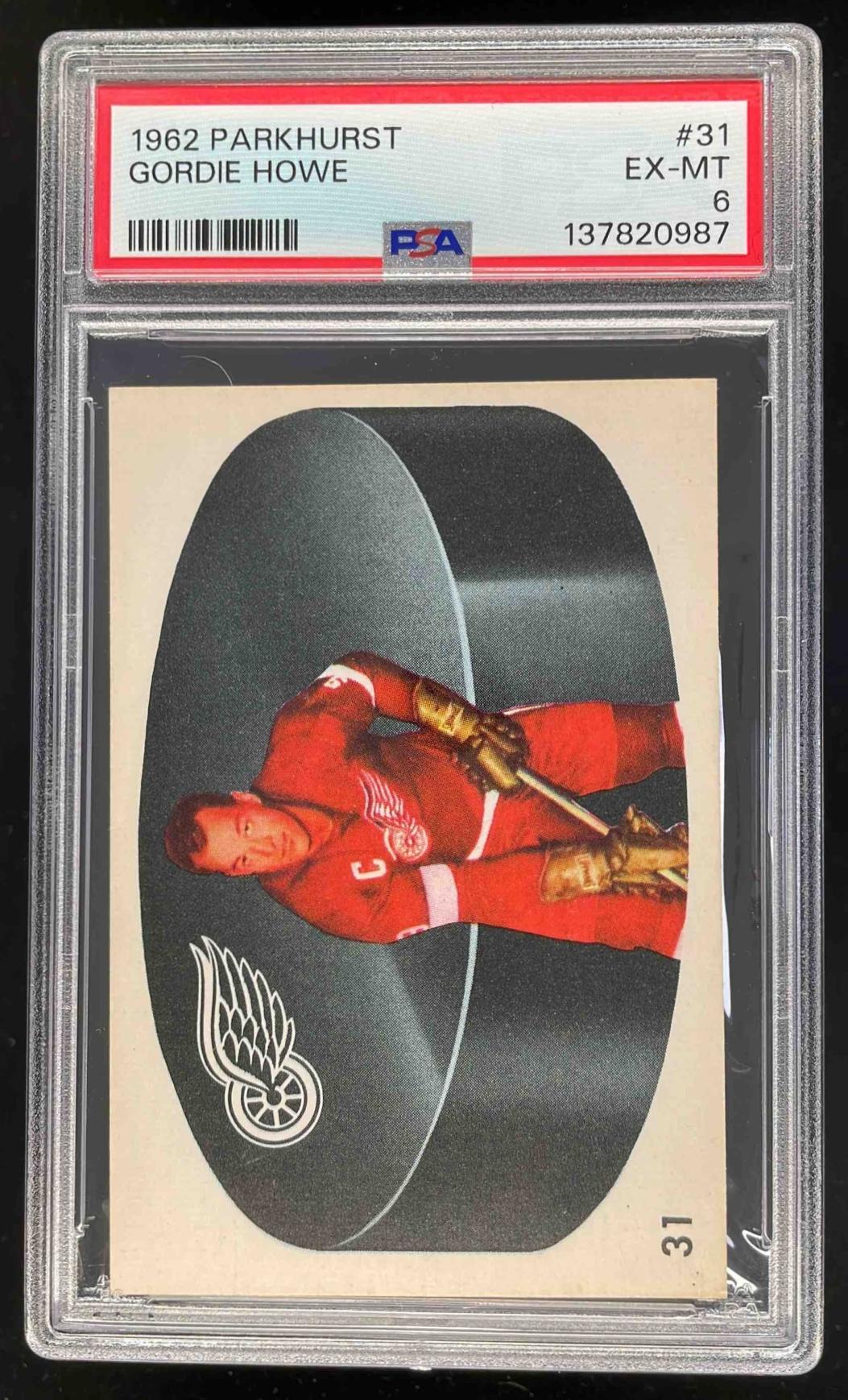 1962-63 Parkhurst #31 Gordon Howe PSA 6