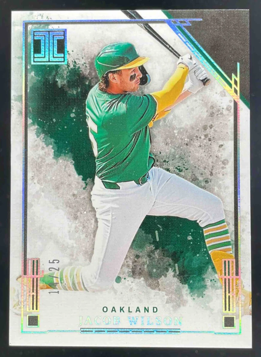 2025 Panini Impeccable Holo Silver #18 Jacob Wilson /25