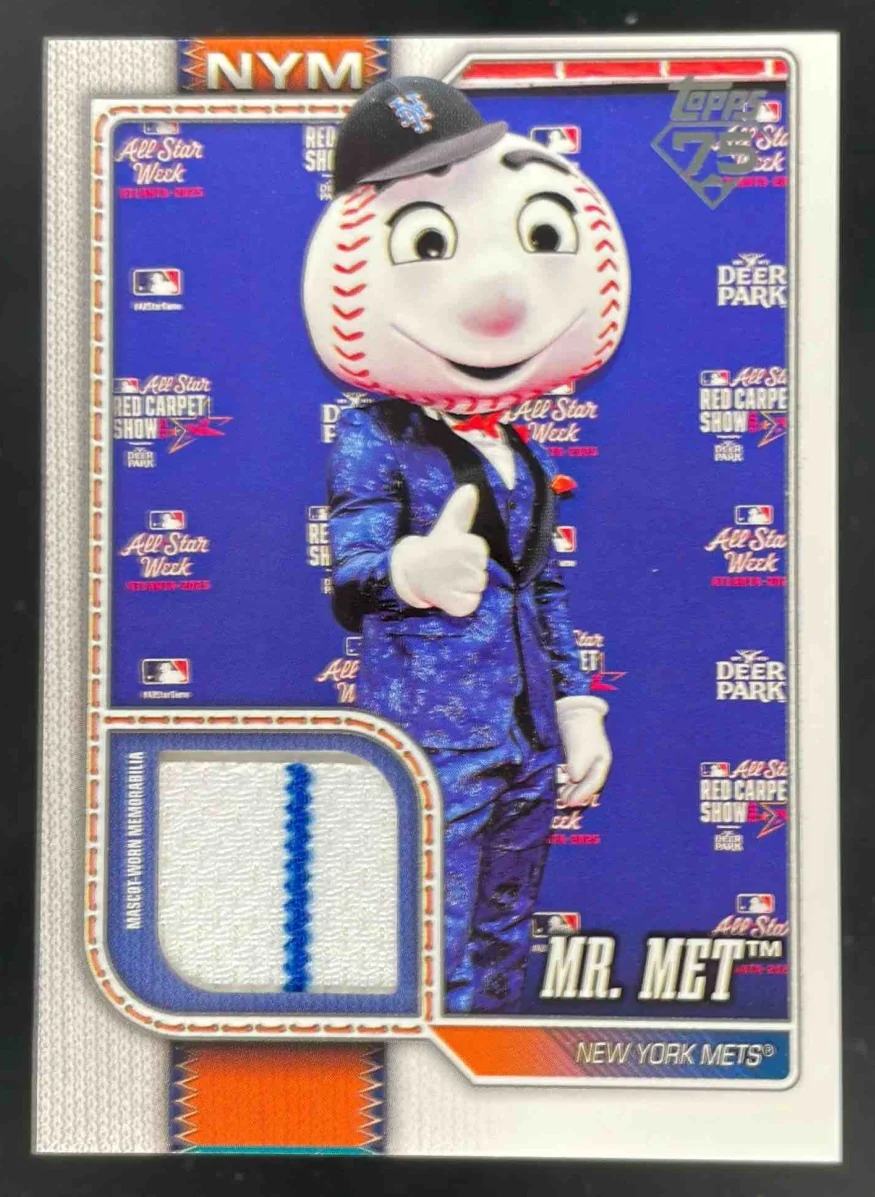 2026 Topps Mascots Relics #MAS-MRM Mr. Met MEM
