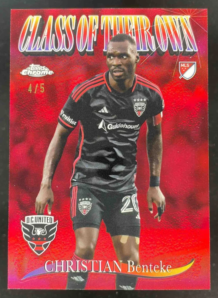 2025 Topps Chrome MLS Class of Their Own Red #CO-15 Christian Benteke /5