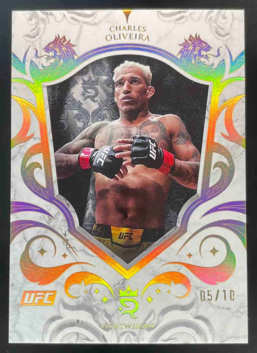 2025 Topps UFC Royalty Gold #73 Charles Oliveira /10