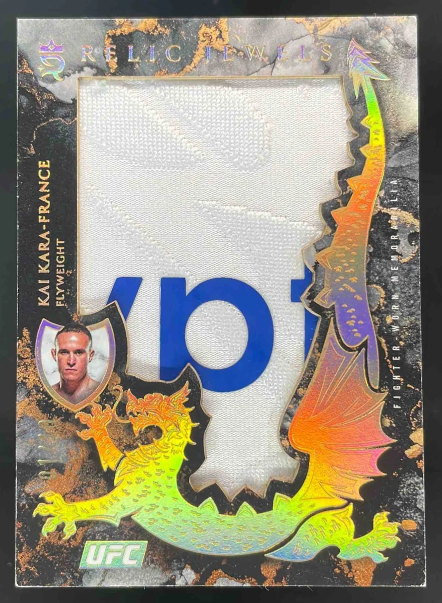 2025 Topps UFC Royalty Relic Jewels Gold #RJ-KF Kai Kara-France /10