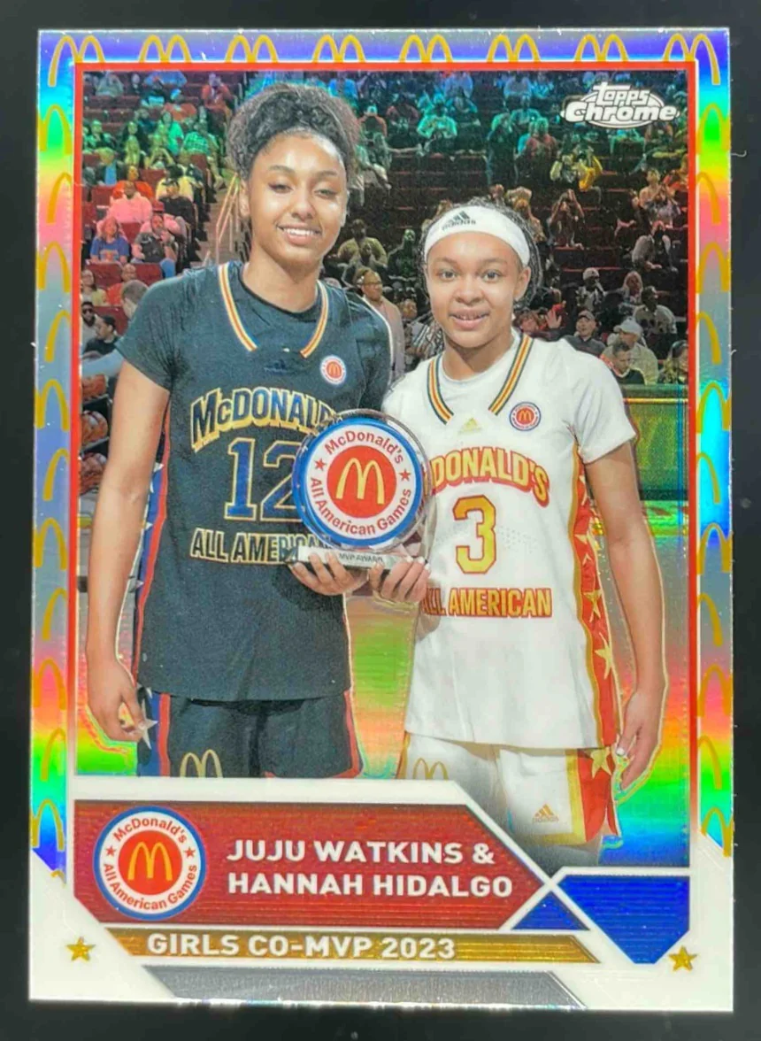 2023-24 Topps Chrome McDonald's All American Games Logo #100 Girls Co-MVPs