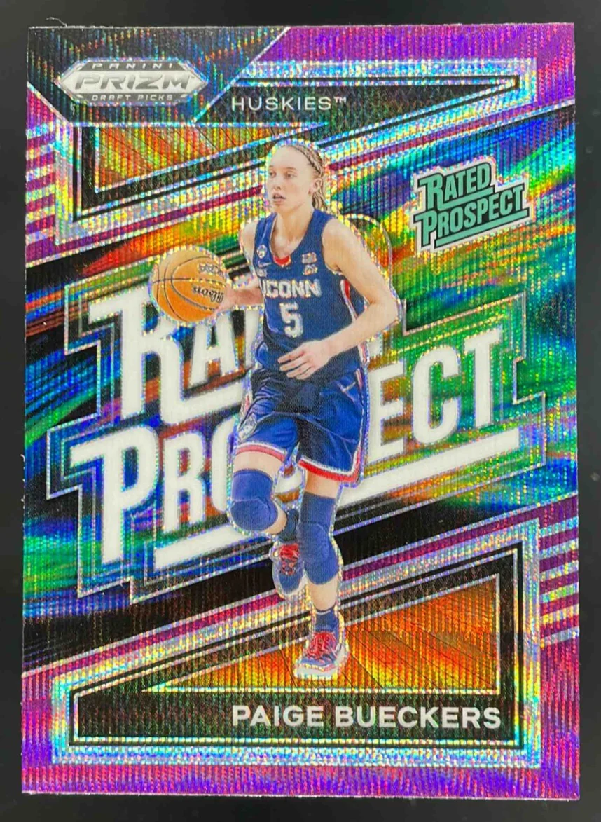 2024 Prizm Draft Picks Collegiate Rated Purple Wave Prizm #2 Paige Bueckers