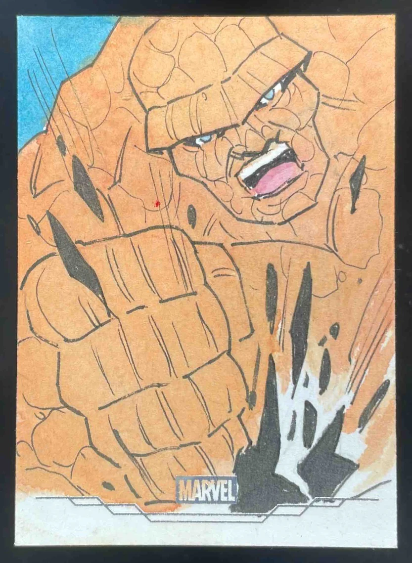 Topps Marvel Hand-Drawn Sketch Card Artist Autograph Isiah X Bradley Auto 1/1
