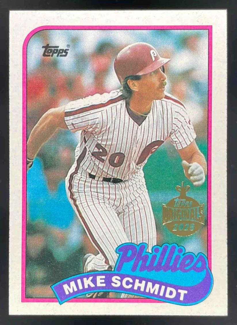 1989 Topps #100 Mike Schmidt 2025 Originals