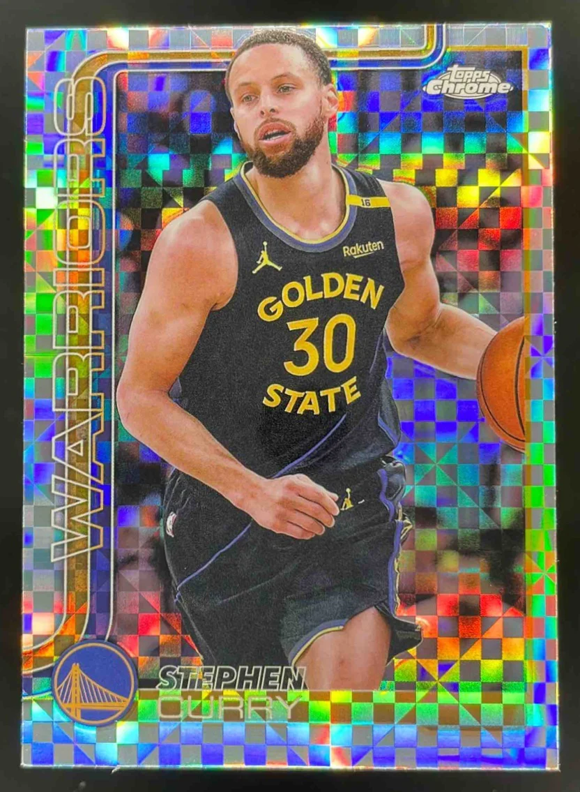 2025-26 Topps Chrome X-Fractor #201 Stephen Curry