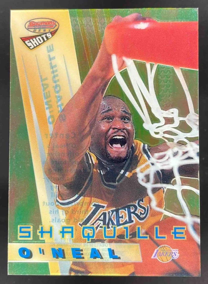 1996-97 Bowman 's Best Shots #BS3 Shaquille O'Neal