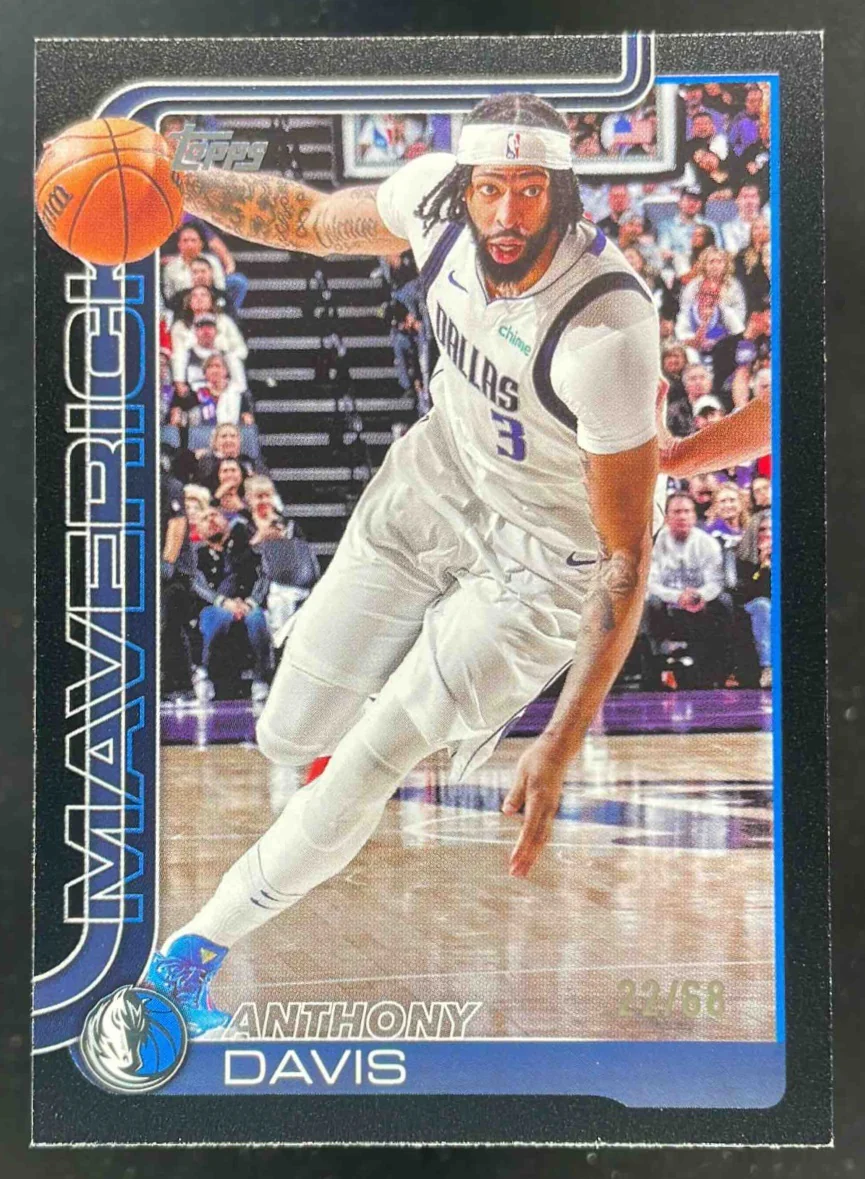 2025-26 Topps Black #169 Anthony Davis /68