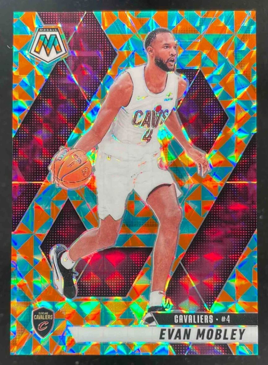 2024-25 Panini Mosaic Tessellation Mosaic #133 Evan Mobley /15