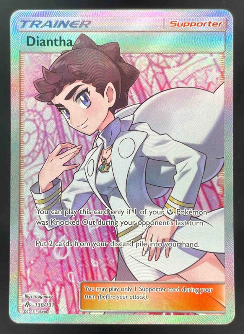 2018 Pokemon Sun & Moon Forbidden Light #130/131 Diantha