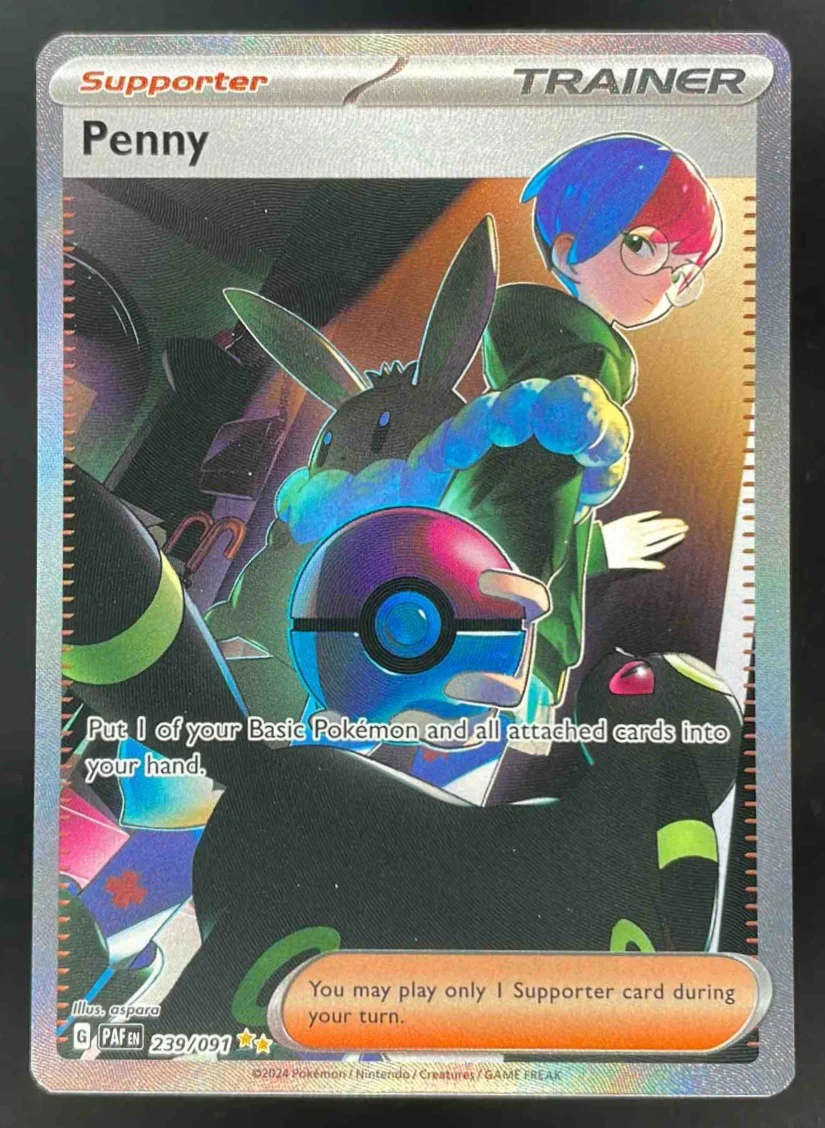2024 Pokemon Paldean Fates #239/091 Penny