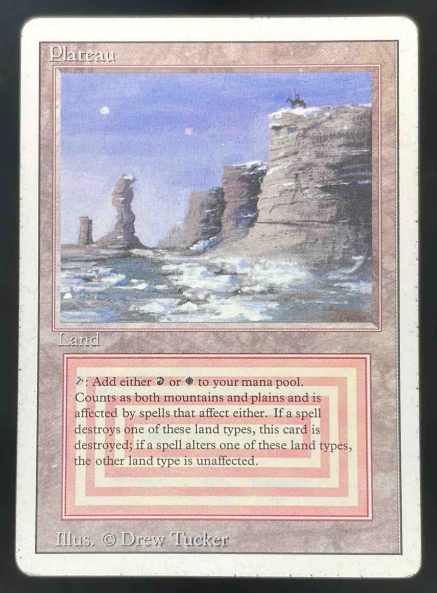 1994 Magic: The Gathering Revised Edition #NNO Plateau