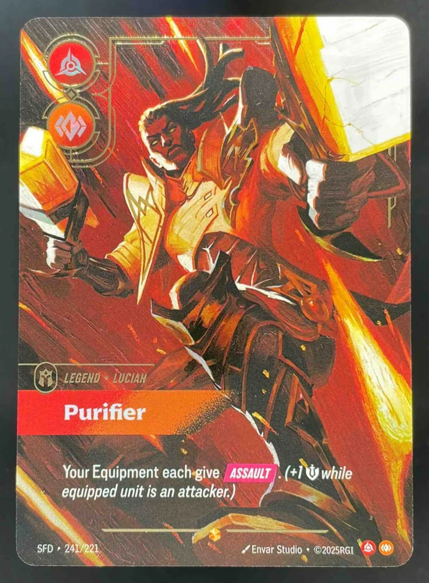 League of Legends Character Cardc Foil #241/221 Purifier