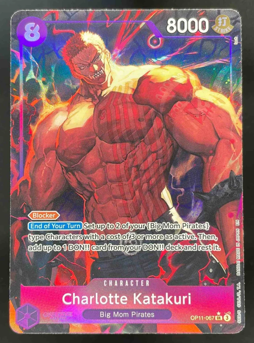 2025 One Piece A Fist of Divine Speed Super Rare #OP11-067 Charlotte Katakuri