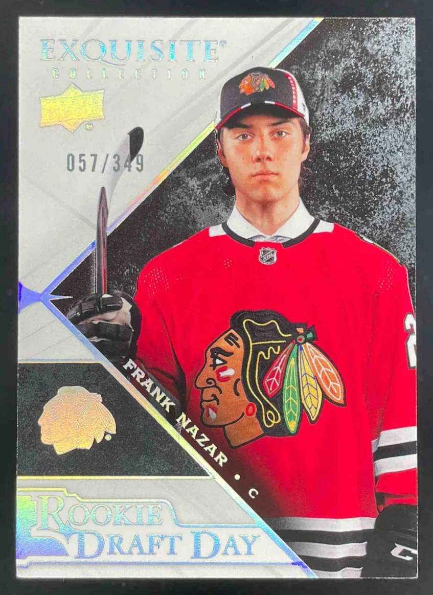 2024 Black Diamond Exquisite Collection Rookie Draft Day #RDDFN Frank Nazar /349