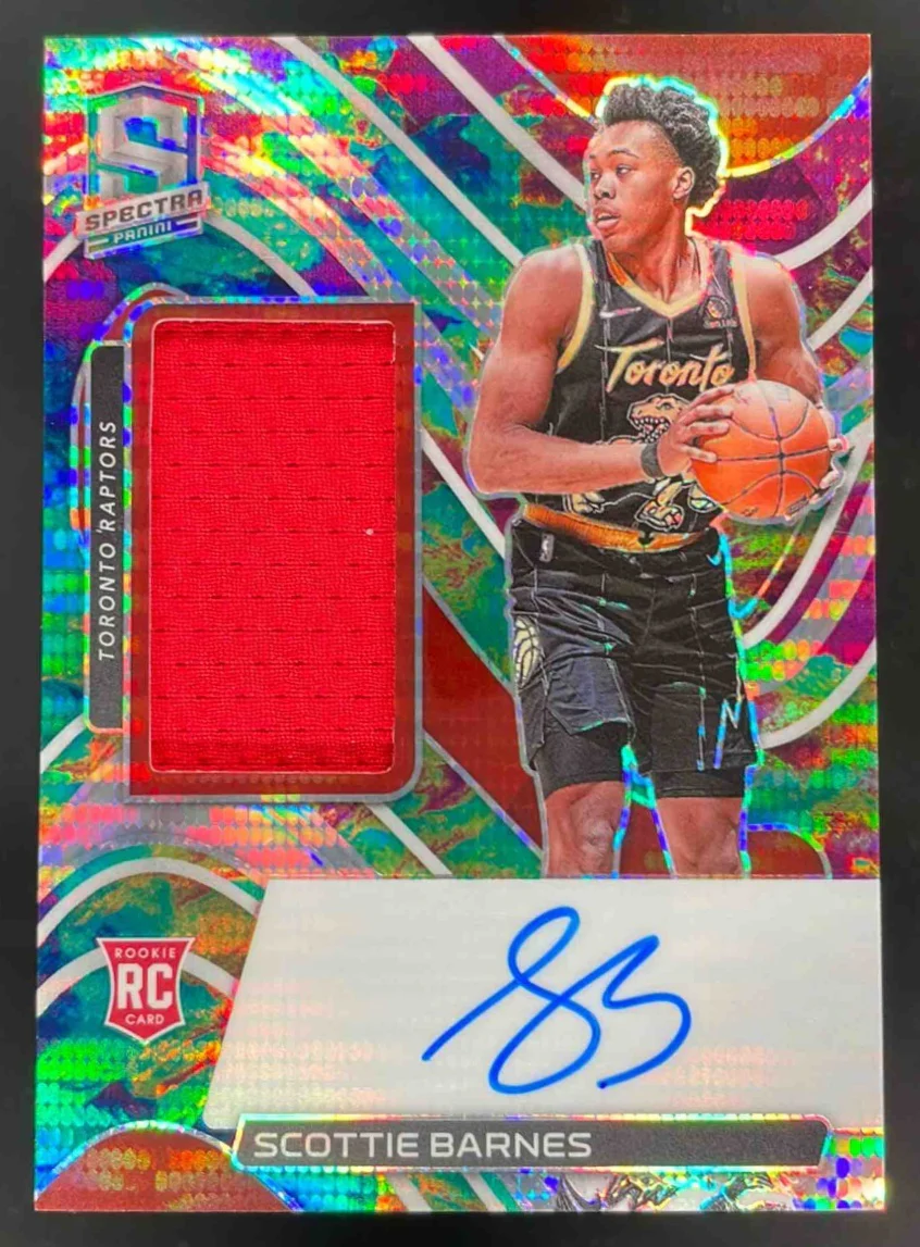 2021-22 Panini Spectra Celestial #177 Scottie Barnes Autograph RC Auto /99