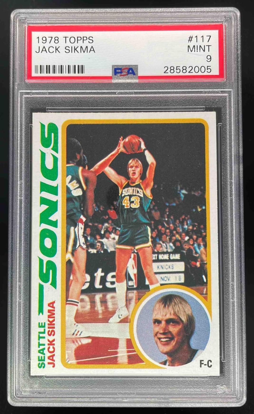 1978-79 Topps #117 Jack Sikma RC PSA 9