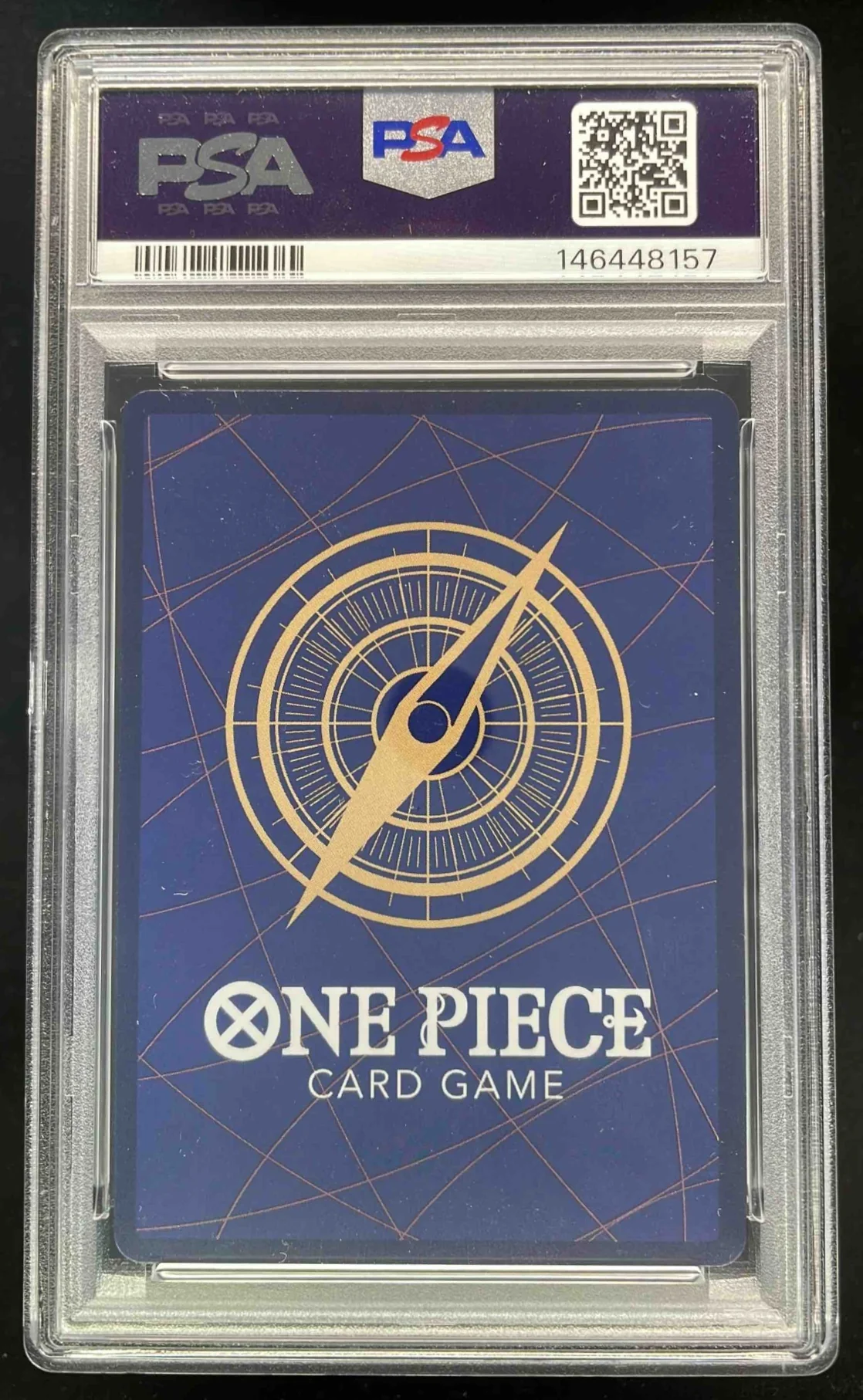 2025 One Piece OP12 EN #015 Monkey D Luffy PSA 10 - Image 2