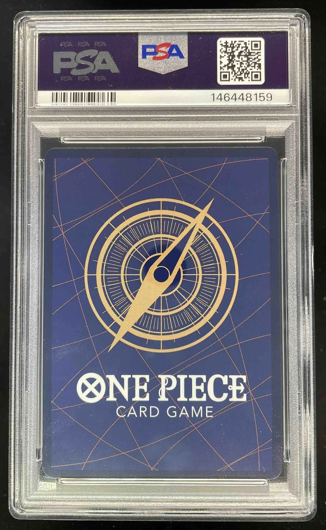 2025 One Piece OP07 EN #109 Monkey D Luffy PSA 10 - Image 2
