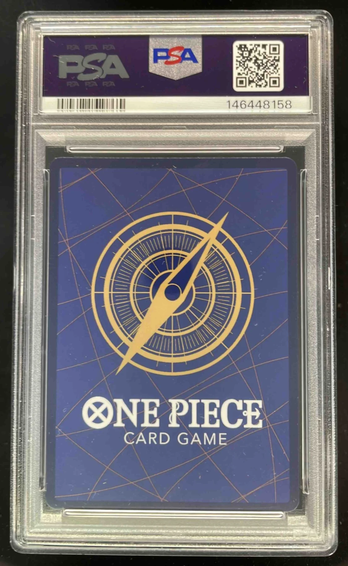2025 One Piece OP07 EN #109 Monkey D Luffy PSA 10 - Image 2