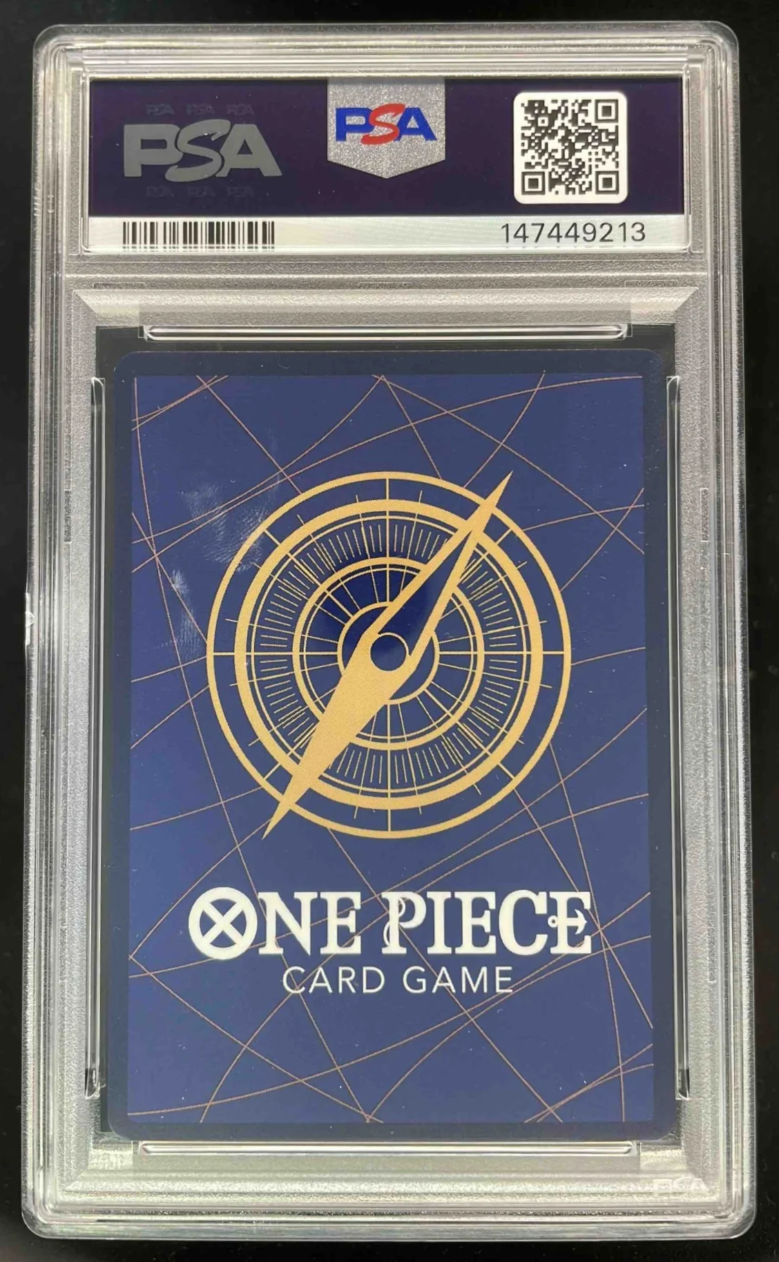 2022 One Piece OP01 EN #097 Queen Alternate Art PSA 9 - Image 2