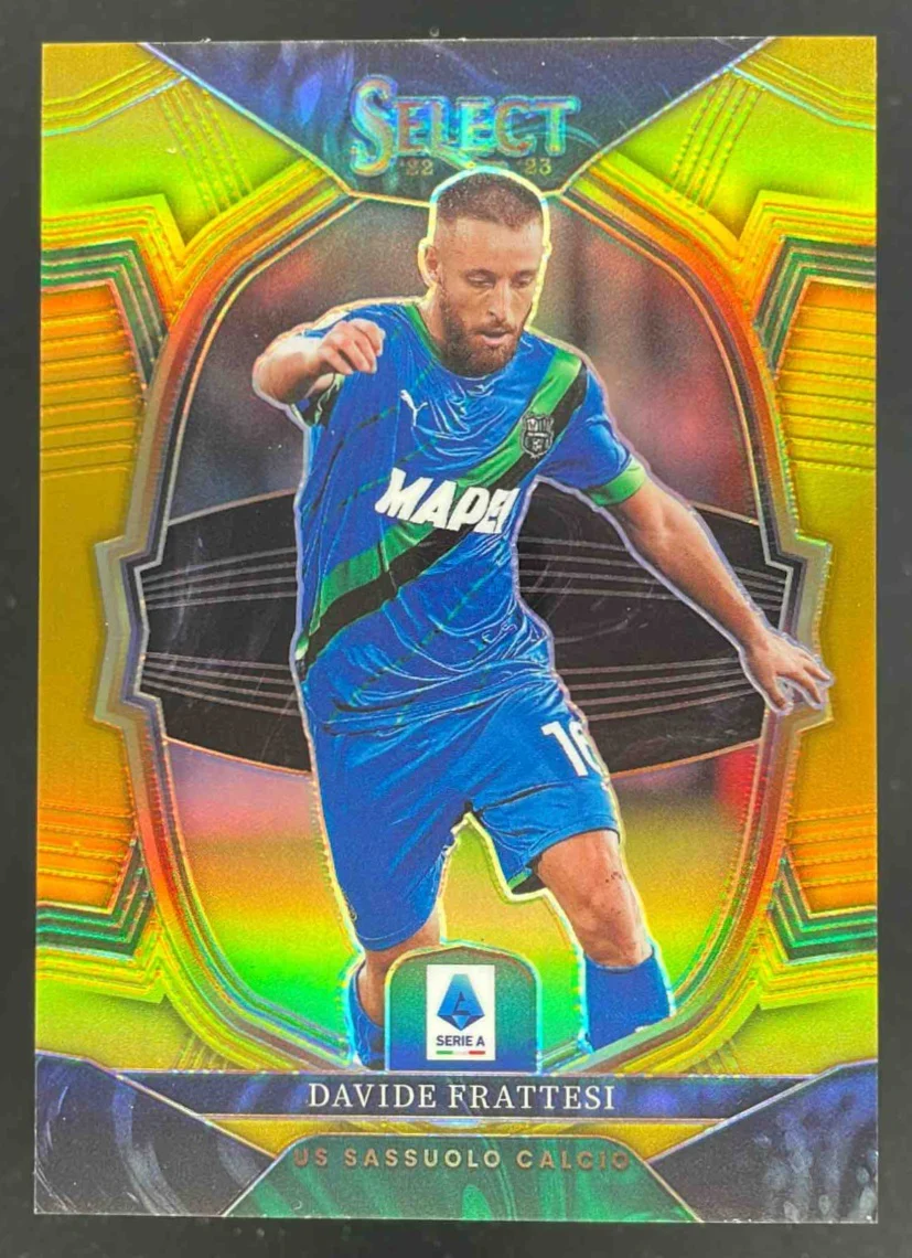 2022-23 Panini Select Serie A Gold #98 Davide Frattesi /10